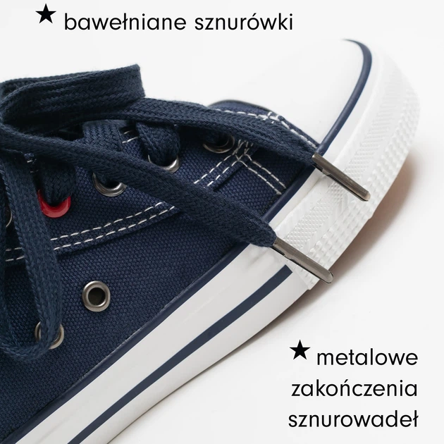 Жіночі кеди низькі Big Star JJ274A531 38 Темно-сині (5900714612504) - зображення 6