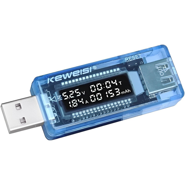 Тестер USB Keweisi (AR-0000047) - Фото 1 Тестер USB Keweisi (AR-0000047) - зображення 1