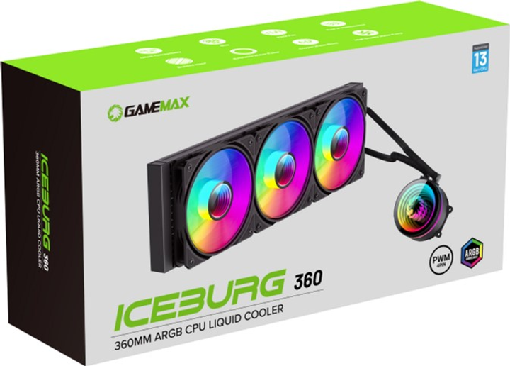 Система жидкостного охлаждения Gamemax IceBurg 360 Infinity - изображение 9