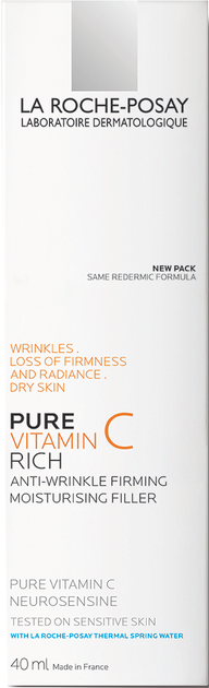 Крем-філлер для обличчя La Roche-Posay Pure Vitamin C Riche 40 мл (3337872413711) - зображення 2