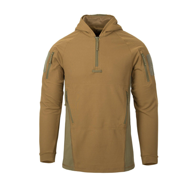 Кофта тактична Helikon-Tex Range Hoodie Topcool Coyote/Adaptive Green XXXL - изображение 2