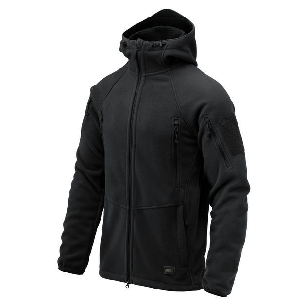 Куртка тактична флісова Helikon-Tex Patriot MK2 Hybrid Fleece Black XXXL Модель 2023 - изображение 1