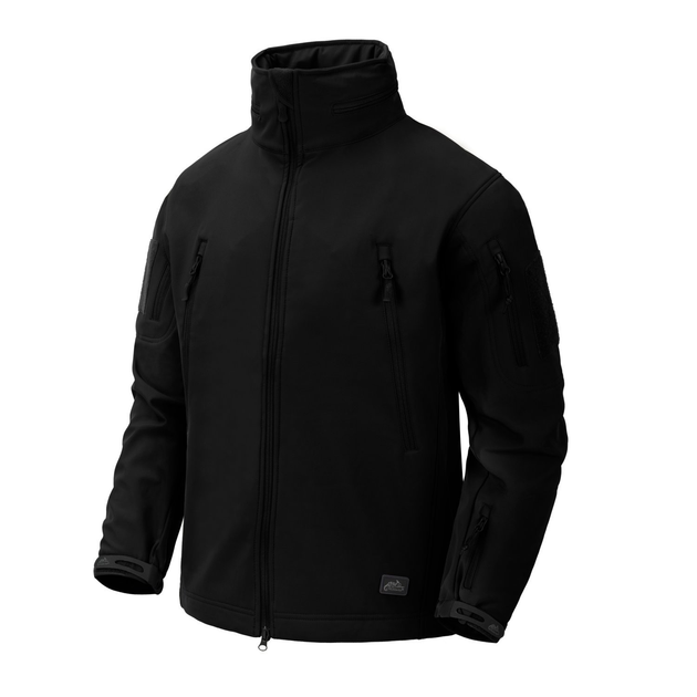 Куртка SoftShell Helikon-Tex Gunfighter Чорний XXXL - зображення 1