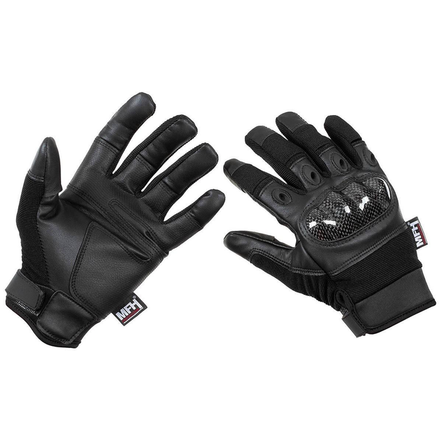 Рукавички тактичні MFH Tactical Gloves Mission - Black XXL - изображение 1