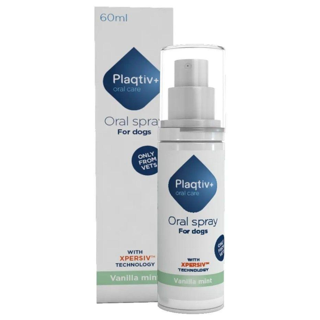 Спрей для ухода за ротовой полостью собак Plaqtiv+ Oral Spray 60 мл от ...