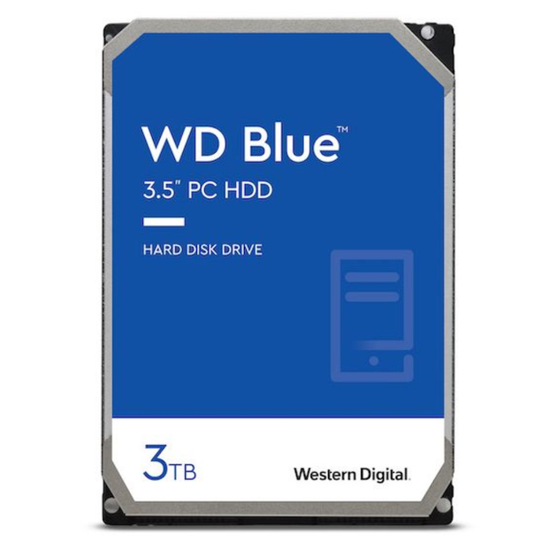 Жорсткий диск Western Digital WD Blue 3ТБ/256МБ/5400 об/хв (WD30EZAX) - Фото 2 Жорсткий диск Western Digital WD Blue 3ТБ/256МБ/5400 об/хв (WD30EZAX) - зображення 2