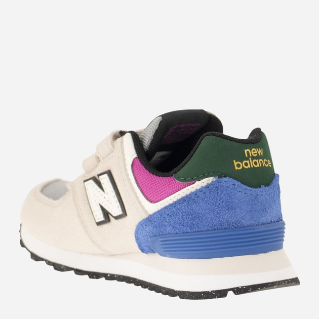 Дитячі кросівки для дівчинки New Balance 574 IV574CP1 22.5 (6US) Різнокольорові (196307205795) - зображення 3