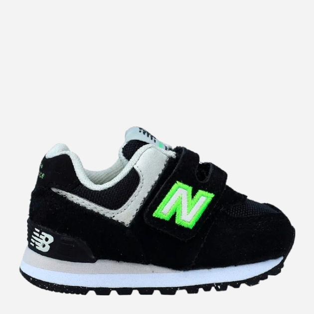 Дитячі кросівки для хлопчика New Balance 574 IV574CL1 25 (8US) Чорні (196307206419) - зображення 1