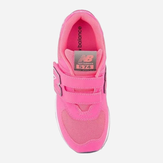 Buty sportowe dziecięce dla dziewczynki New Balance 574 IV574IN1 21 (5US) Różowe (196307214858) - obraz 4