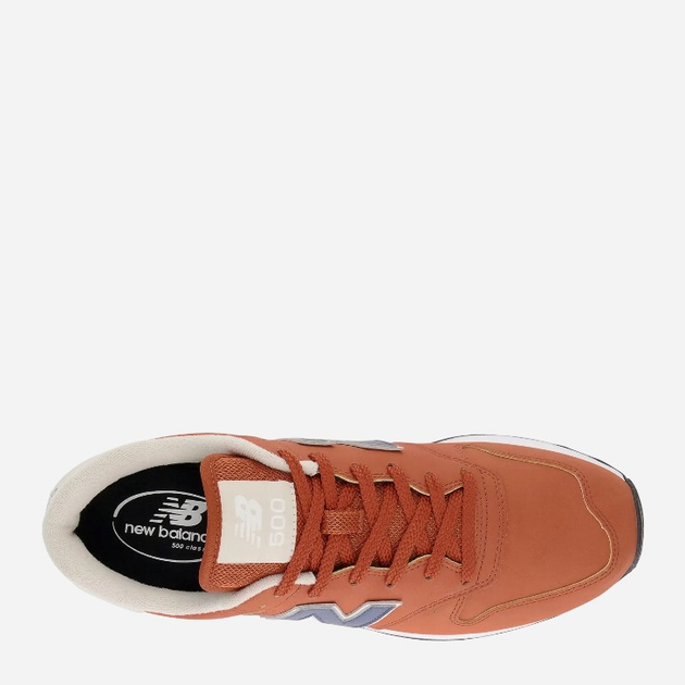 Buty sportowe męskie New Balance 500 GM500FO2 46.5 (12US) Brązowe (196941319940) - obraz 3