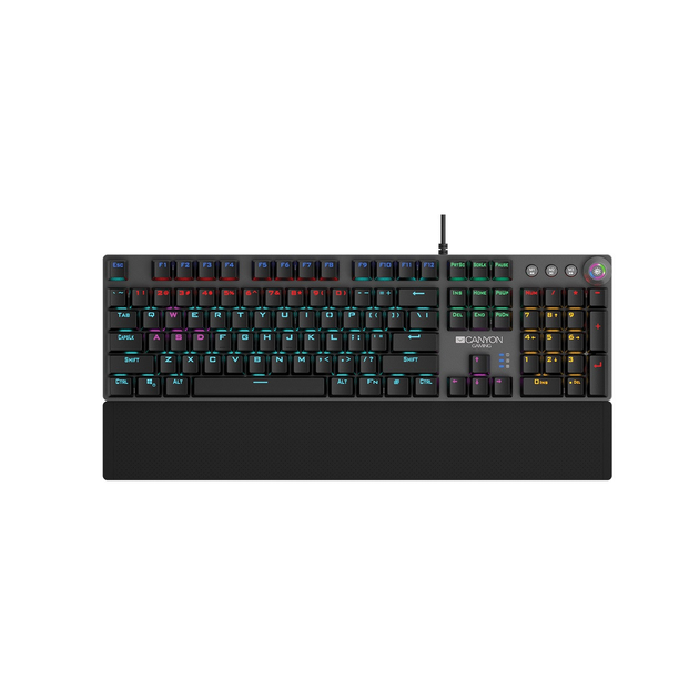 Клавіатура Canyon CND-SKB7-RU Black USB - изображение 1