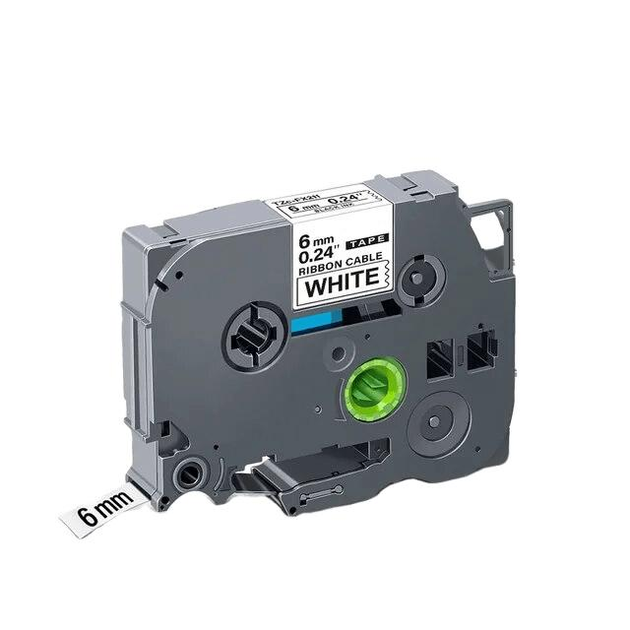 Картридж с гибкой лентой для принтера Brother P-Touch TZe-FX211 6 мм 8 ...