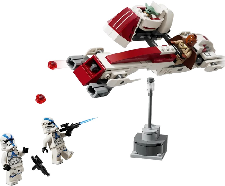 Zestaw klocków Lego Star Wars Ucieczka na śmigaczu BARC 221 elementy (75378) - obraz 2