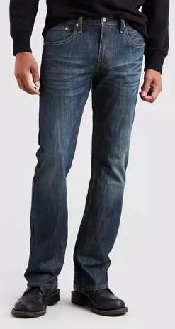 Джинсы Levi's 527 Slim Bootcut Men's Jeans Color: Andi - Dark Wash