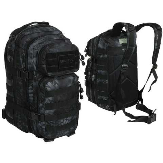 Рюкзак тактический Mil-Tec 20 л US ASSAULT PACK SM MANDRA NIGHT (14002085-20) - изображение 2