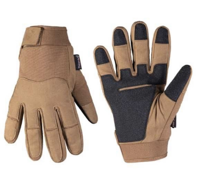 Перчатки армейские зимние L Темные Койот MIL-TEC ARMY GLOVES WINTER XXL DARK COYOTE (12520819-904-L) - изображение 1