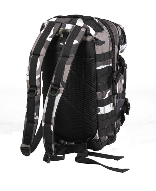 Рюкзак тактичний 20 л Чорно-білий Mil-Tec US ASSAULT PACK SM URBAN (14002022-20) - зображення 2