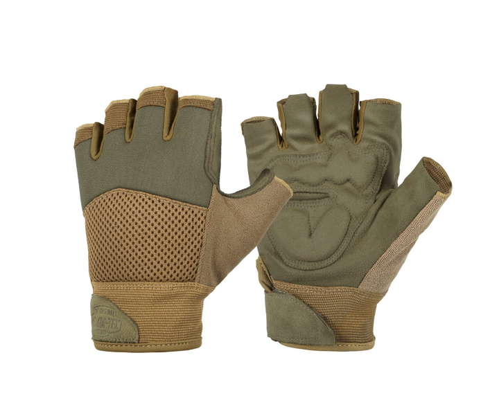 Перчатки тактические Helikon-Tex Короткопалые XL Олива-Койот Half Finger Mk2 Gloves - Olive Green / Coyote A (RK-HF2-NE-0211A-B06-XL) - изображение 1
