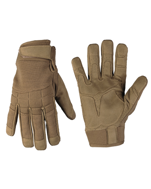 Перчатки тактические Mil-Tec Штурмовые S Койот ASSAULT GLOVES DARK COYOTE (12519519-902-S) - изображение 1