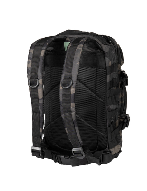 Рюкзак тактический Mil-Tec 36 л Черный камуфляж US ASSAULT PACK LG DARK CAMO (14002280-36) - изображение 2