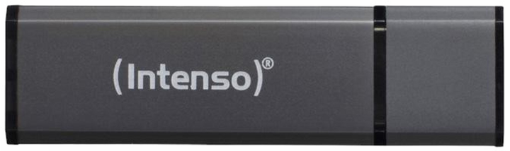 Флеш пам'ять Intenso Alu Line Blister 8GB USB 2.0 Black (3521461) - зображення 1