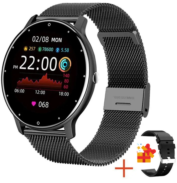 Наручний годинник Modfit Business All Black Mesh 39 мм - зображення 1