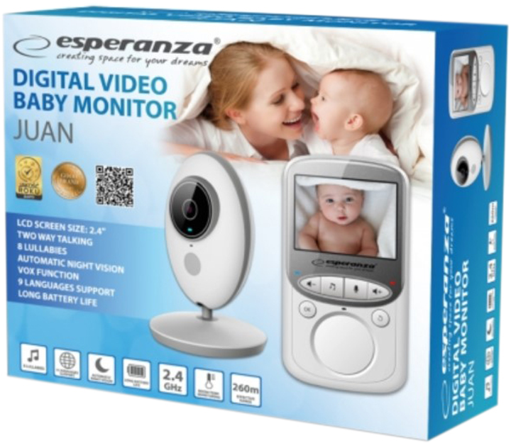 Цифровая видеоняня Esperanza EHM003 JUN LCD 2.4" (EHM003) - изображение 1