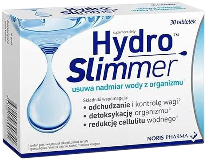 Suplement diety Noris Pharma Hydro Slimmer 30 tabs (7630019300742) - obraz 1