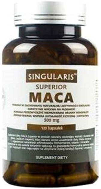 Дієтична добавка Singularis Superior Maca 120 капсул (5903263262343) - зображення 1