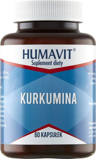Suplement diety Goldstudio Humavit Kurkumina 60 caps (5903129300745) - obraz 1