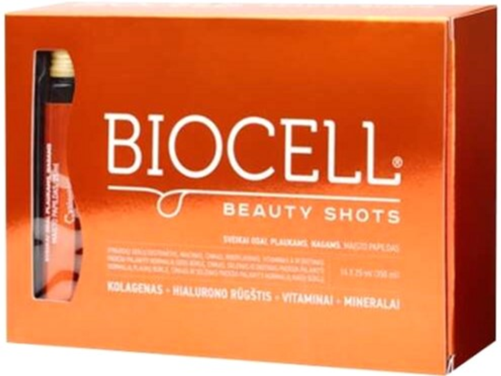 Suplement diety Valentis Biocell Beauty Shots 14 szt (7640153061171) - obraz 1