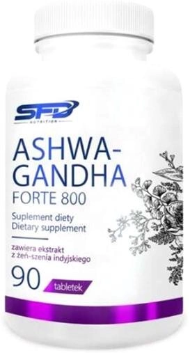 Suplementy diety SFD Ashwagandha Forte 800 90 tabs (5902837730448) - obraz 1