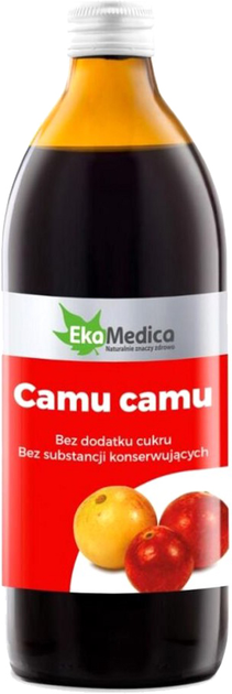 Концентрований сік EkaMedica 100% Natural Каму-кому 500 мл (5904213000817) - зображення 1