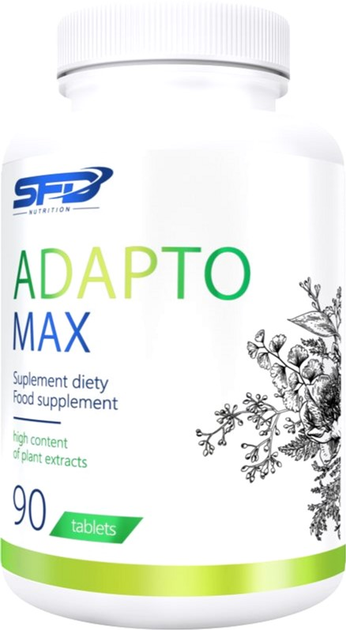 Дієтична добавка SFD Adapto Max 90 таблеток (5902837735740) - зображення 1