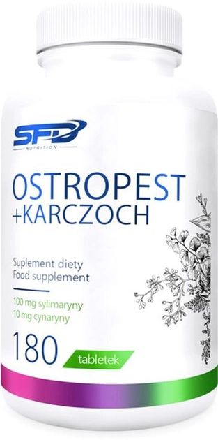 Suplement diety SFD Ostropest + Karczoch 180 tabs (5902837745725) - obraz 1