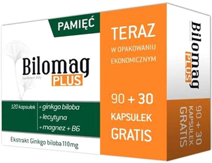 Suplement diety Natur Produkt Pharma Bilomag Plus 90 + 30 saps (5906204013417) - obraz 1