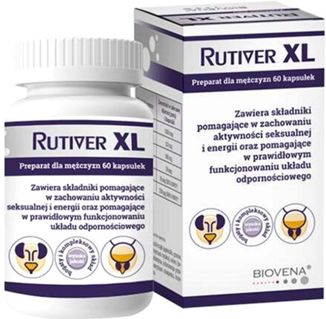 Suplement diety Biovena Health Rutiver XL 60 caps (5903111462420) - obraz 1