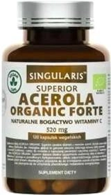 Дієтична добавка Singularis Superior Acerola Organic Forte 120 капсул (5903263262886) - зображення 1