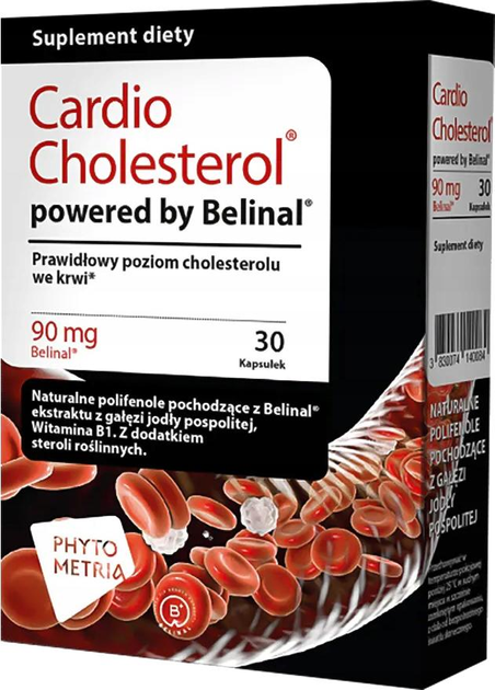 Suplement diety APC Pharmlog Cardio Cholesterol Rowered by Belinal 30 caps (3830074140084) - obraz 1