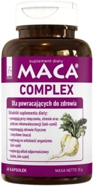 Suplement diety A-Z Medica Maca Complex 60 caps (5903560624301) - obraz 1