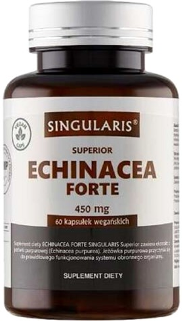 Suplement diety Singularis Echinacea Forte 450 Mg 60 caps (5907796631188) - obraz 1