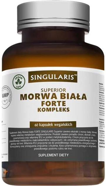 Suplement diety Singularis Superior Morwa Biała Forte 60 caps (5907796631157) - obraz 1