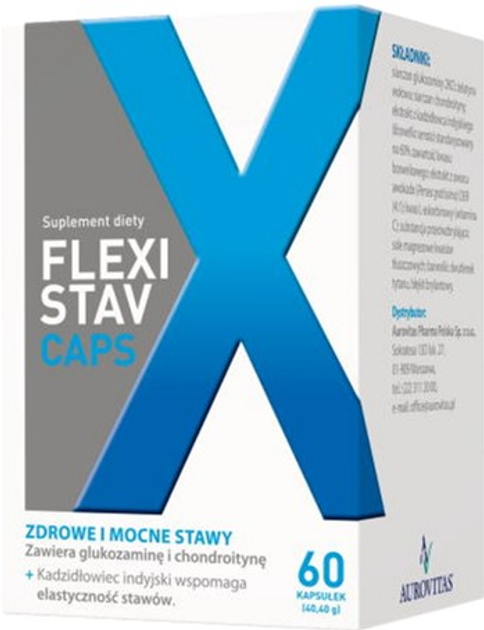 Suplement diety Aurovitas Pharma FlexiStav Caps 60 caps (5902020661108) - obraz 1