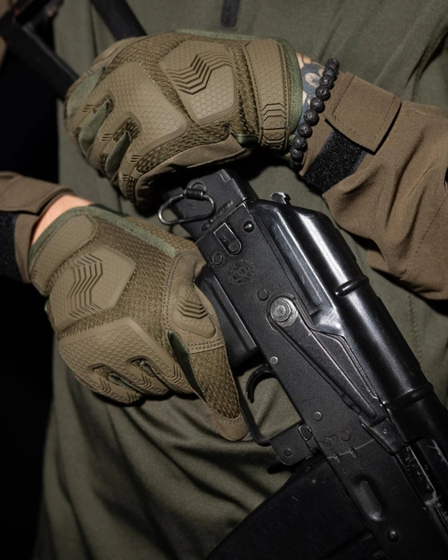 Перчатки тактические BEZET Protective хаки - M - изображение 2