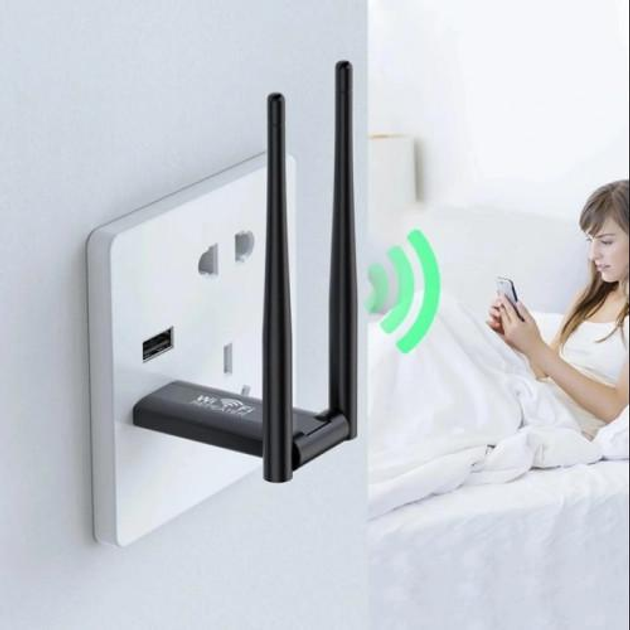 USB ретранслятор підсилювач WiFi сигналу (репітер) на 2 антени (9205 ...