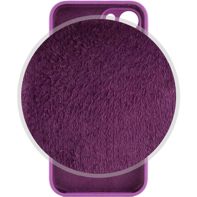 Чохол Fiji Silicone Case Full Camera для Apple iPhone 15 Plus бампер накладка із захистом камери Purple - зображення 3