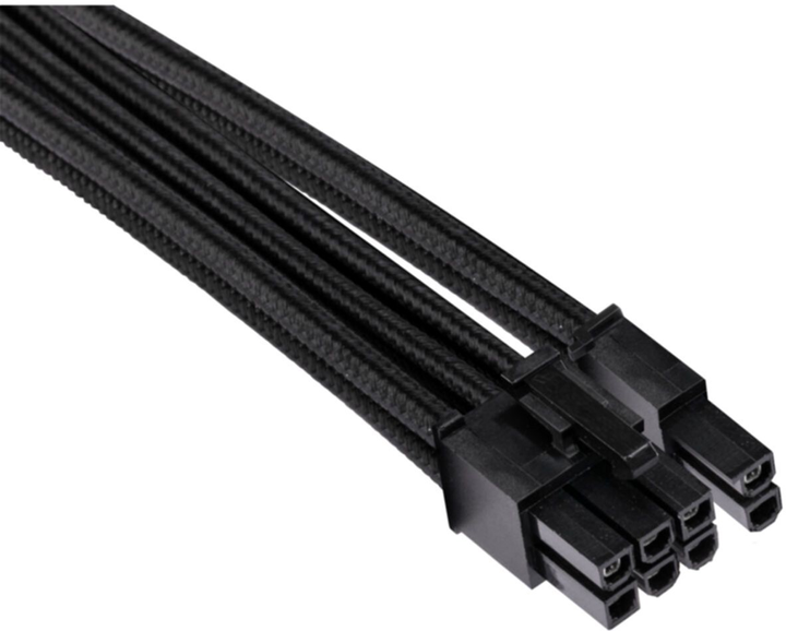 Kabel Corsair ATX 6+2 pin - ATX 8 pin 0.65 m Black (843591079785) - obraz 2