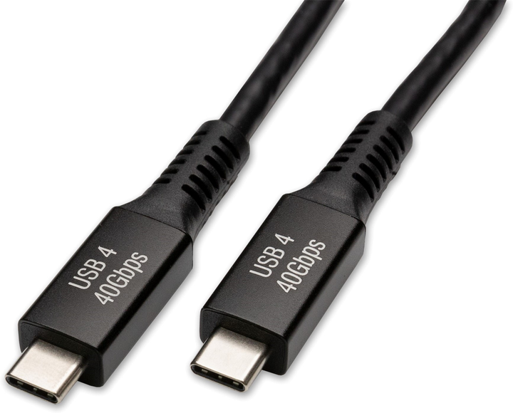 Kabel Captiva USB Type-C - USB Type-C 240W 1.5 m Black (4046373803042) - obraz 1