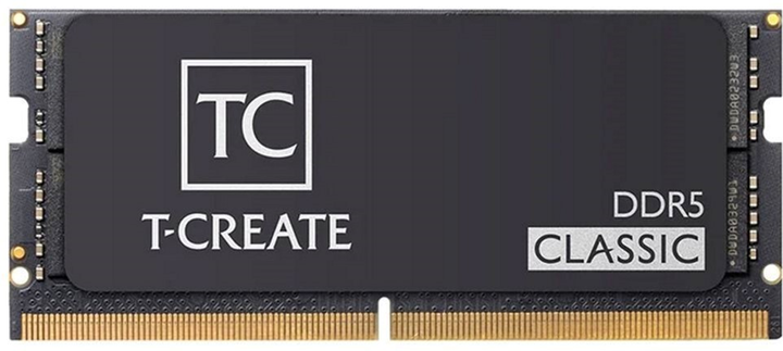 Pamięć Team Group SODIMM DDR5-5600 32768MB PC5-44800 T-Create Classic Black (CTCCD532G5600HC46A-S01) - obraz 1