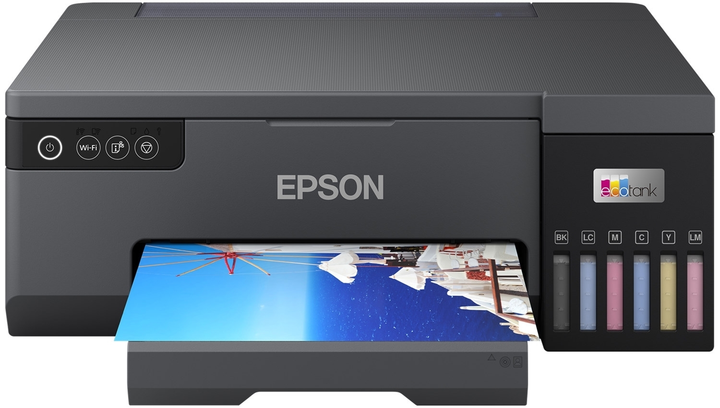 БФП Epson EcoTank L8050 Photo 6 inks with Wi-Fi (C11CK37403) - зображення 1